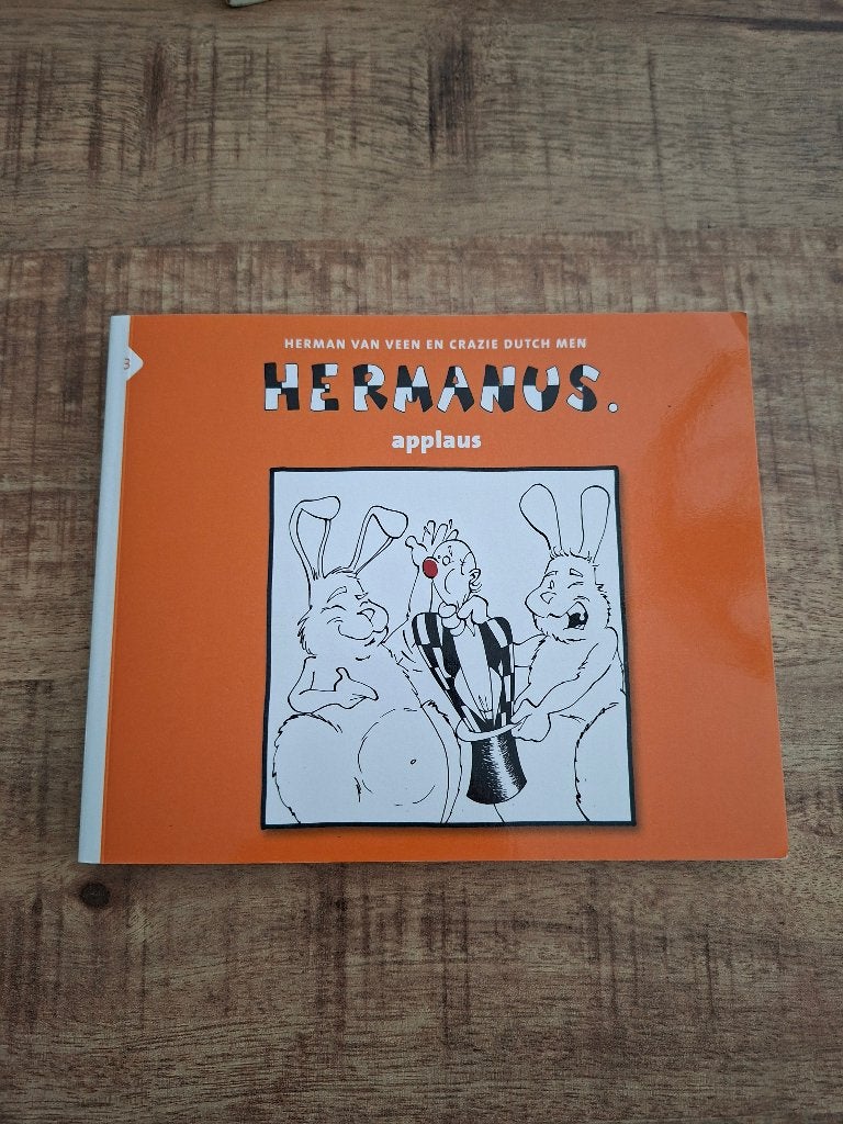 Hermanus 3: Applaus, Eén stripboek, Ophalen of Verzenden, Zo goed als nieuw