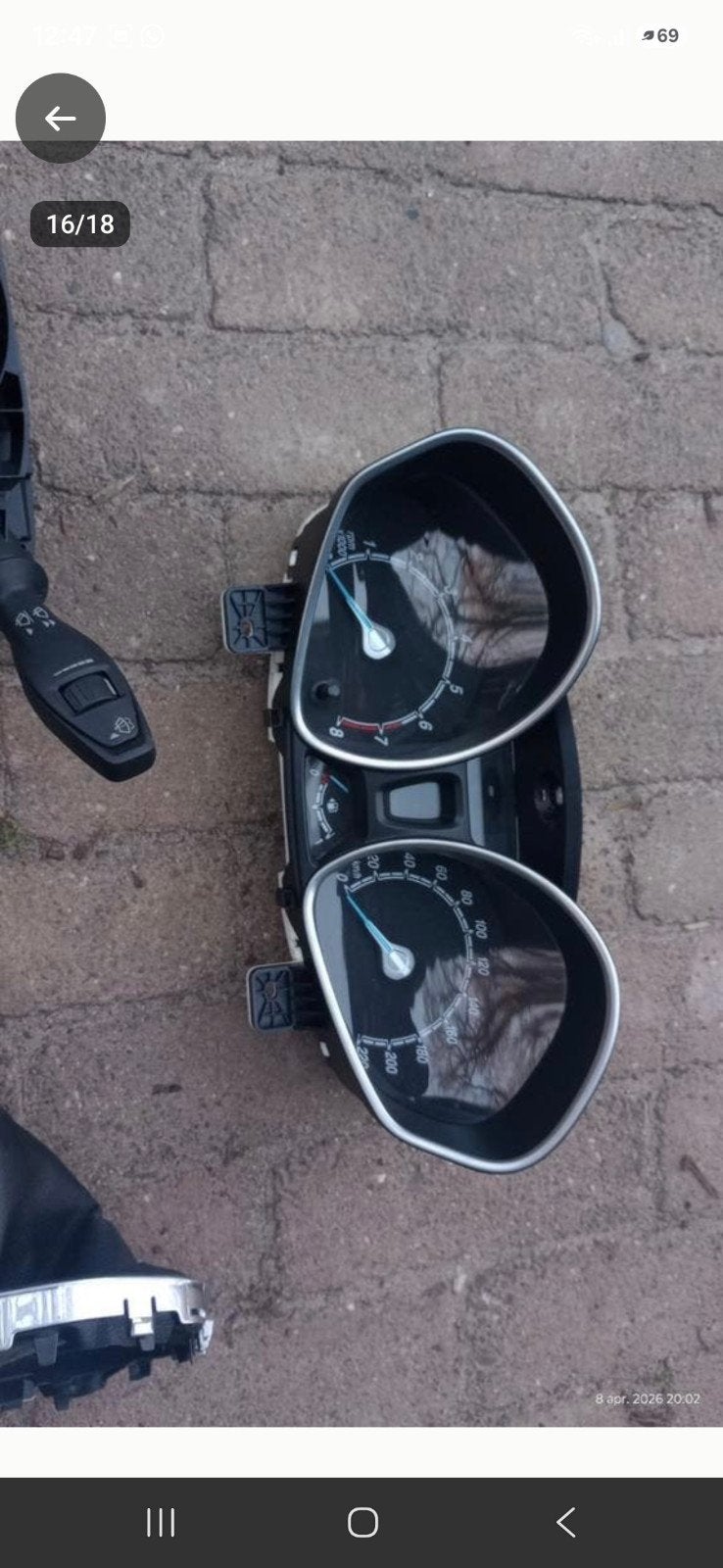 snelheidsmeter, Ophalen, Ford