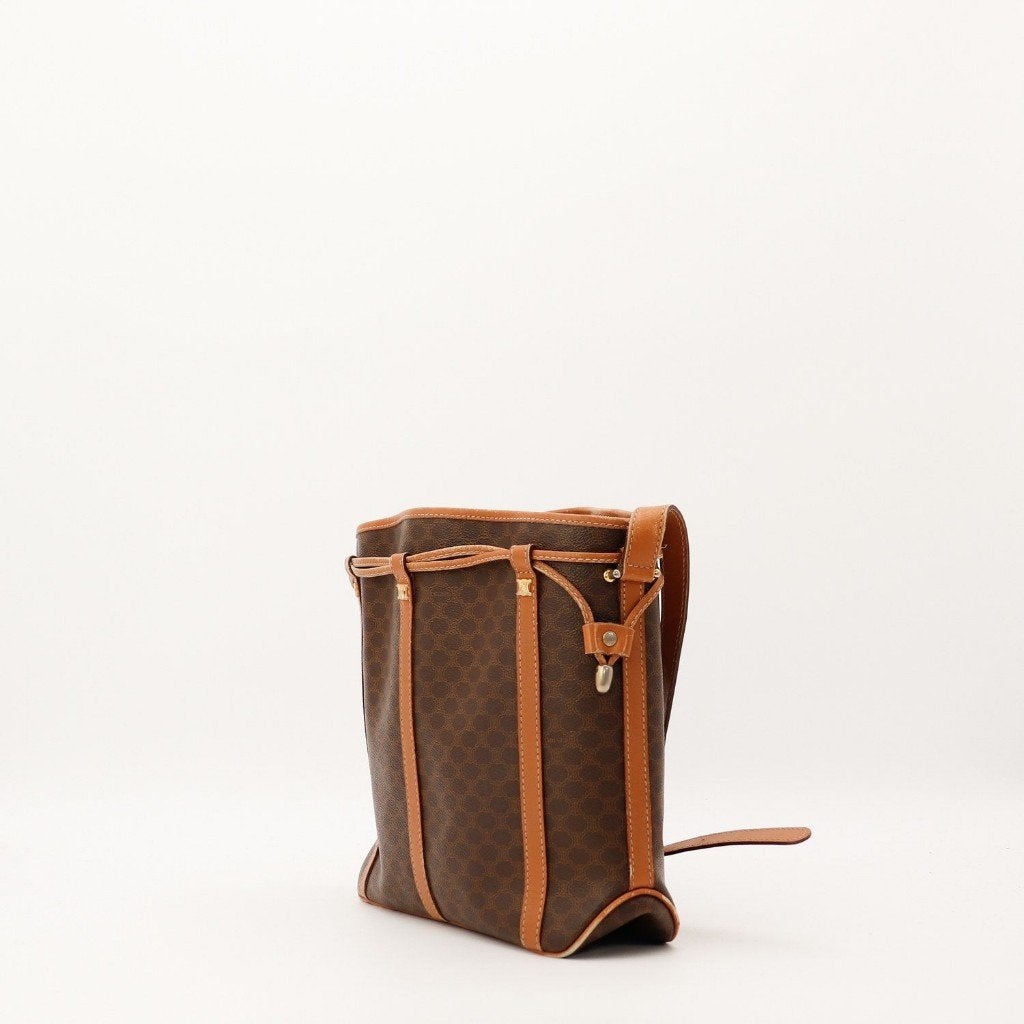 Celine Triomphe Céline 26x26x10 cm bucket tas, Sieraden, Tassen en Uiterlijk, Verzenden, Gebruikt, Zwart, Overige typen