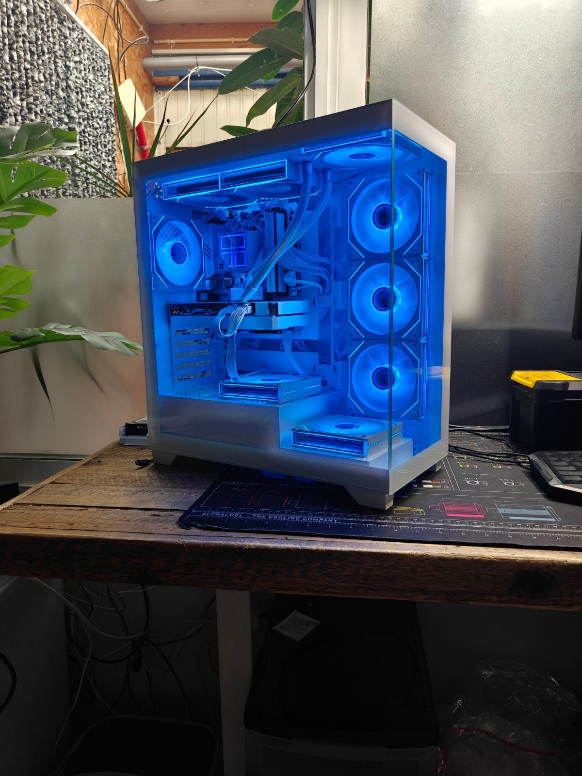 ZGAN RTX 3070 Witte Game PC | Ryzen 5 5600X | 32GB RGB, 32 GB, Zelf gebouwde pc, Zo goed als nieuw, Gaming