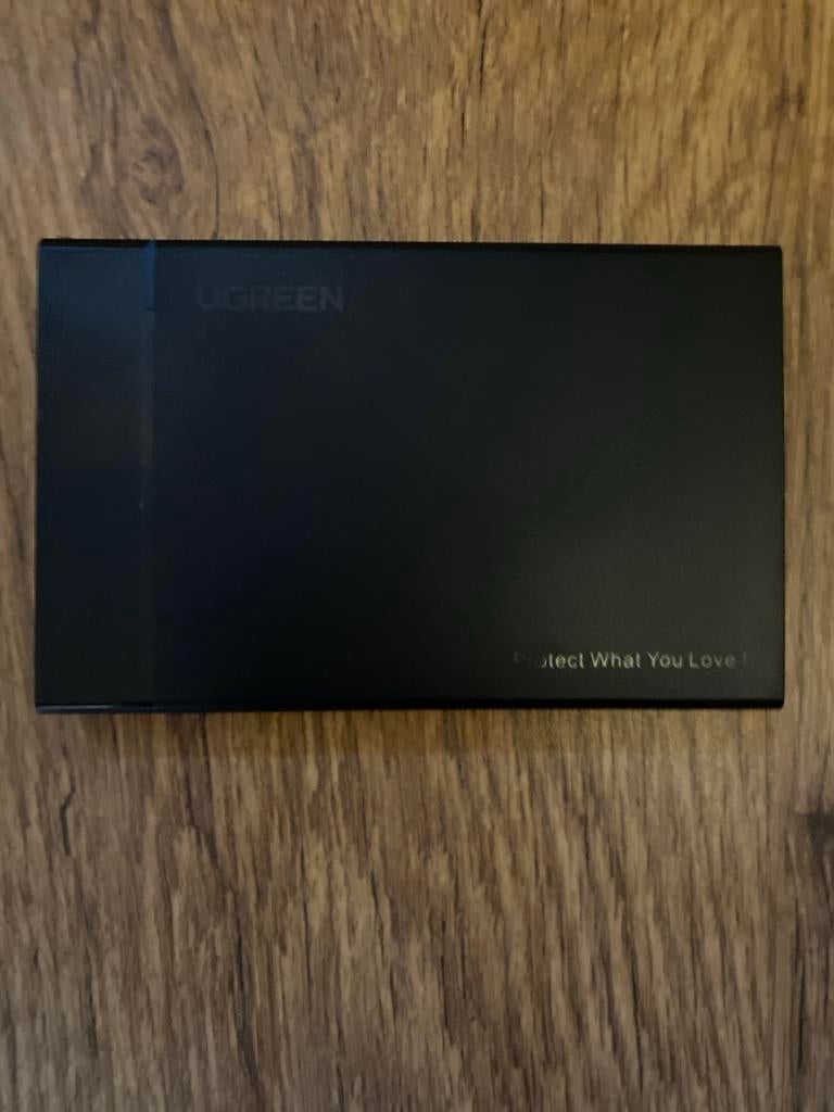 Ugreen Externe Harde Schijf Behuizing - Zwart, Computers en Software, Harde schijven, Zo goed als nieuw, Server, Extern, HDD, USB