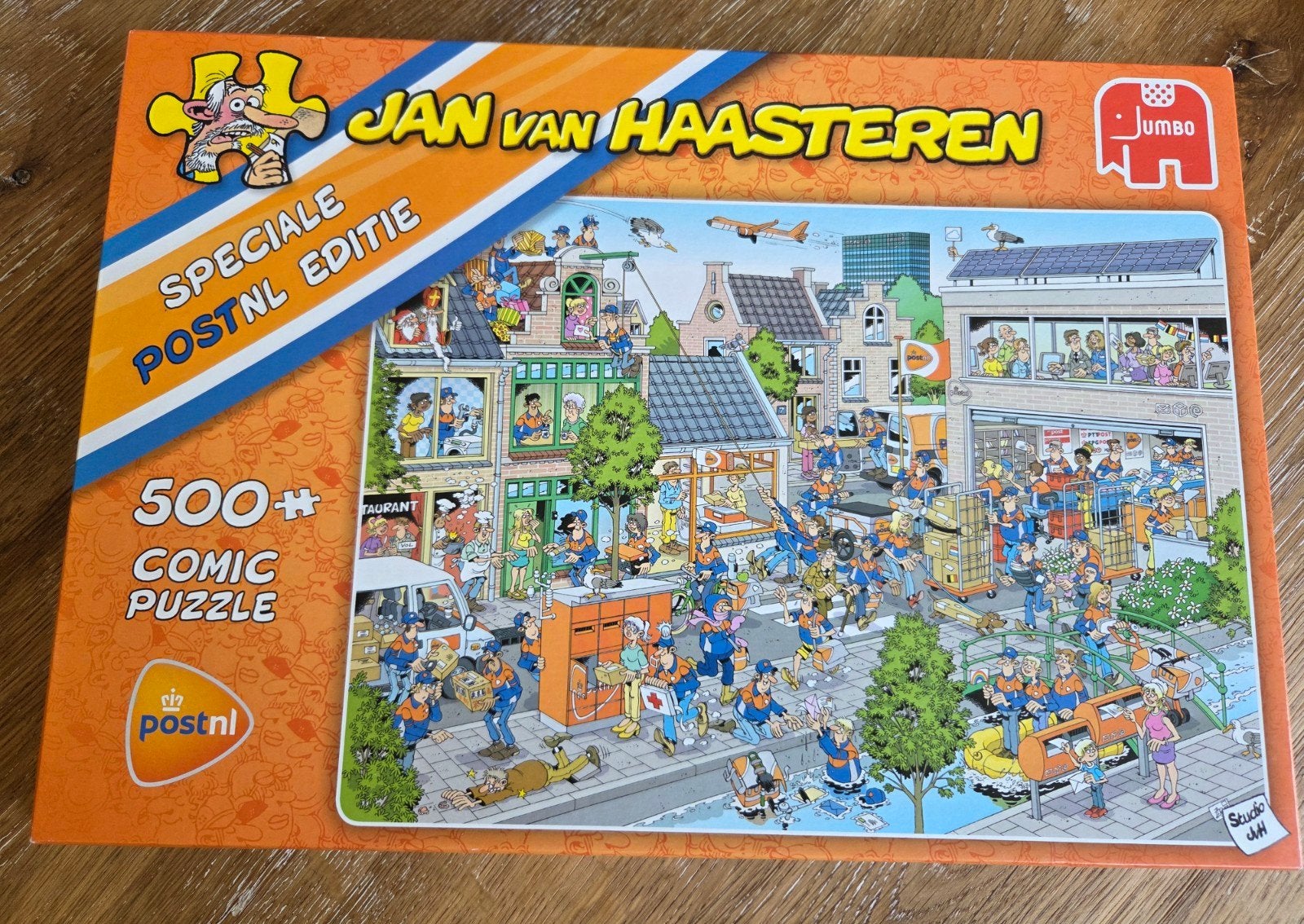 Jan van haasteren puzzel postnl limited uitgave, Ophalen, 500 t/m 1500 stukjes, Zo goed als nieuw