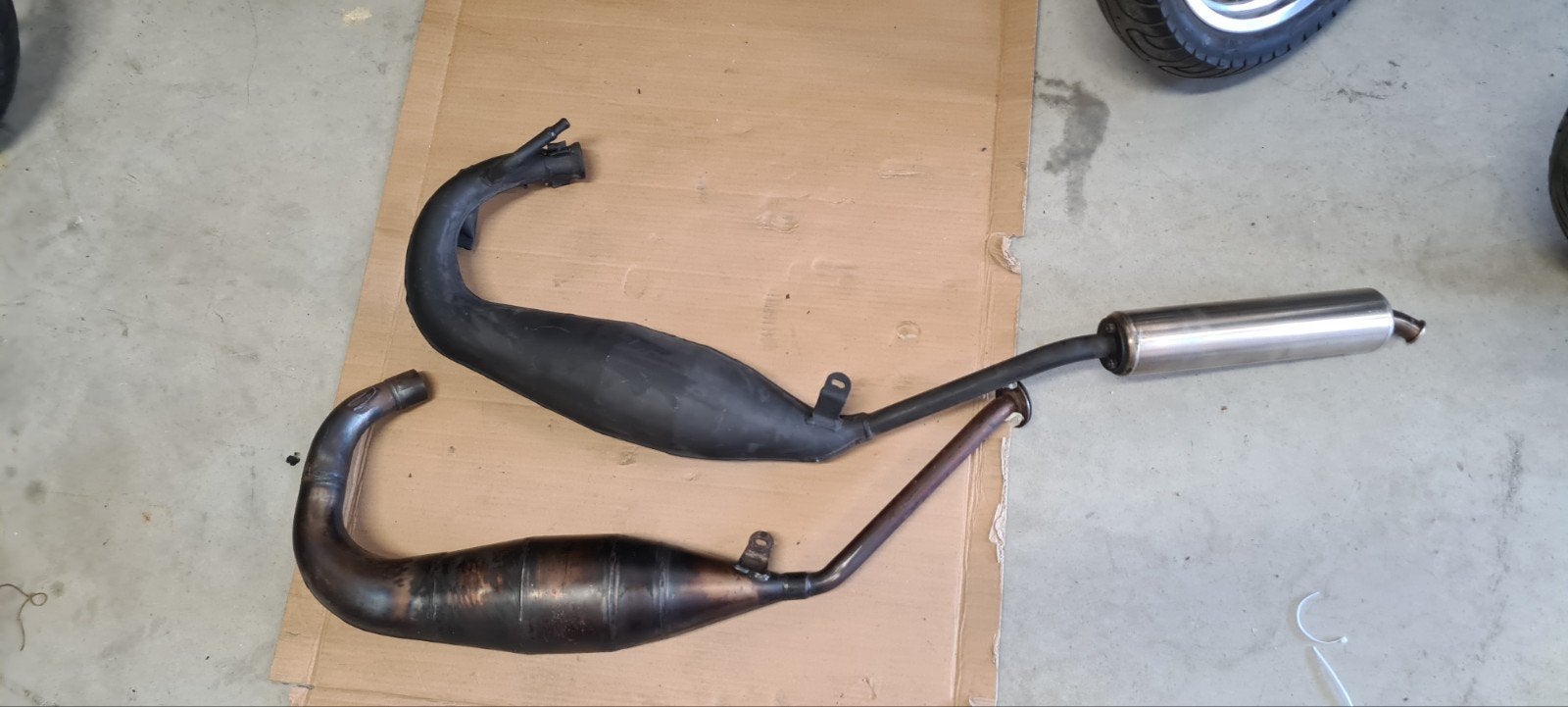 Aprilia RS125 uitlaat rs 125 OEM, Ophalen of Verzenden, Gebruikt