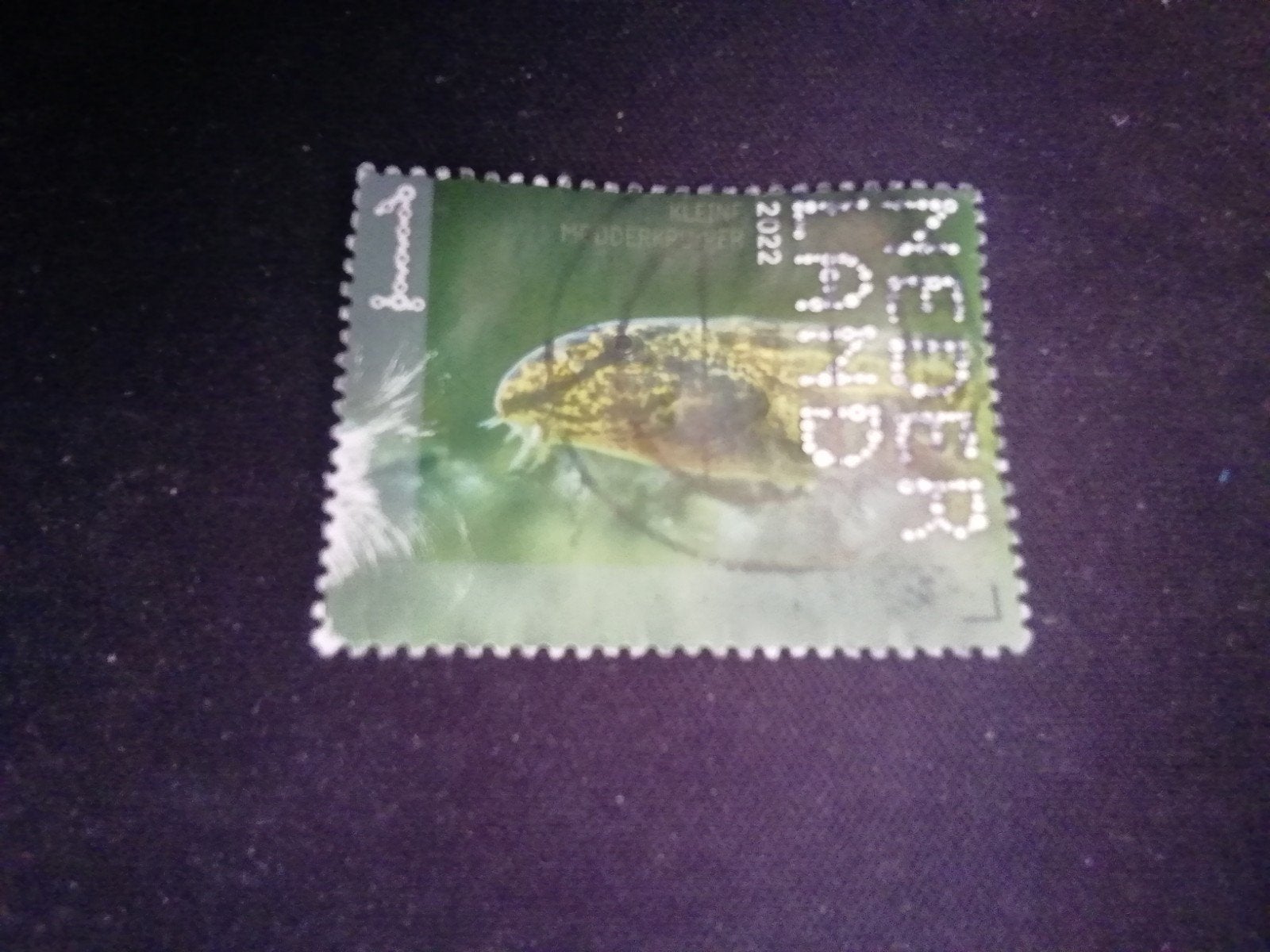 47 NEDERLAND KLEINE MODDERKRUIPER GESTEMPELD, Ophalen of Verzenden, Na 1940, Gestempeld