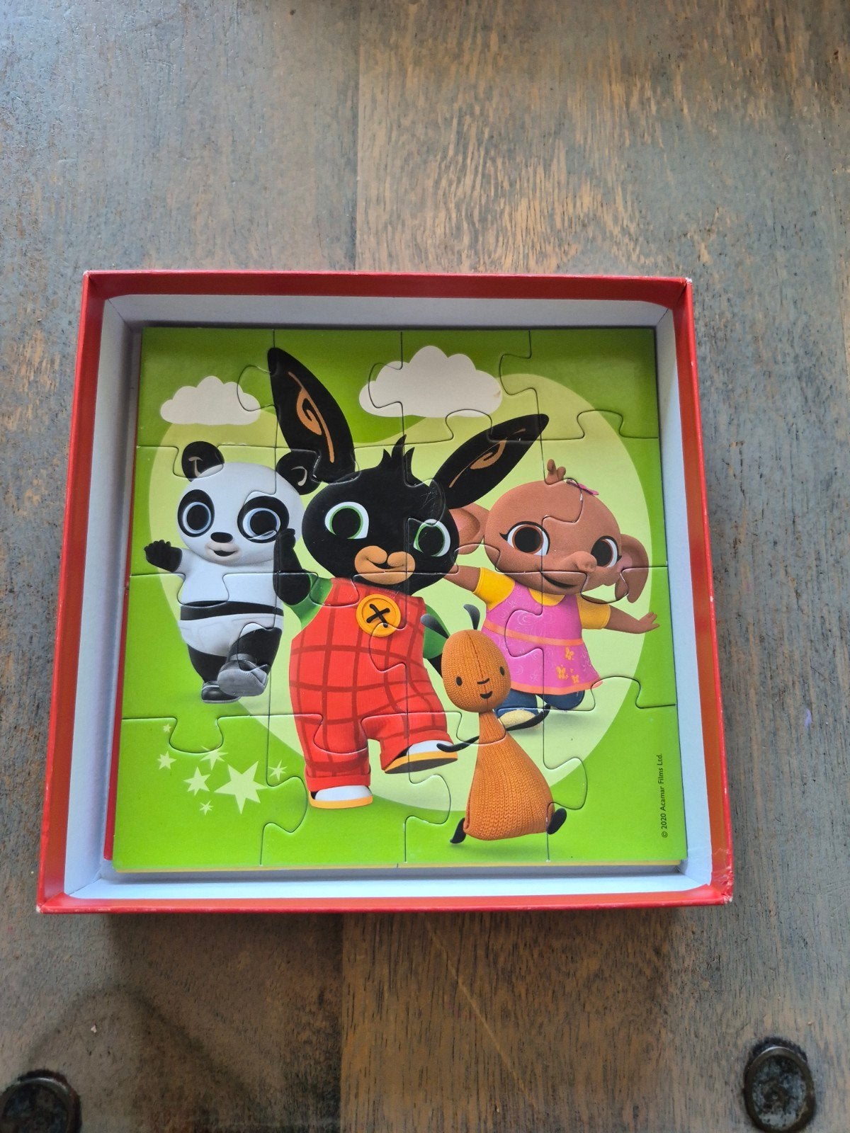 Bing en Peppa Pig 4-in-1 puzzel set, Ophalen of Verzenden, 10 tot 50 stukjes, Zo goed als nieuw, 2 tot 4 jaar