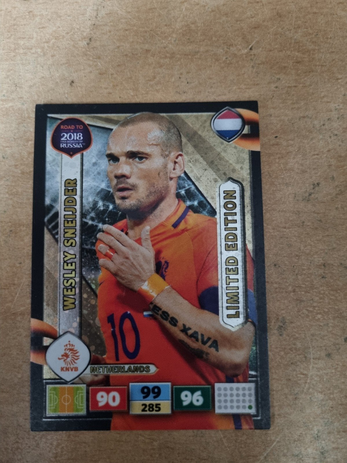 Panini Road to World Cup Russia 2018 Limited Sneijder, Ophalen of Verzenden, Zo goed als nieuw, Plaatje