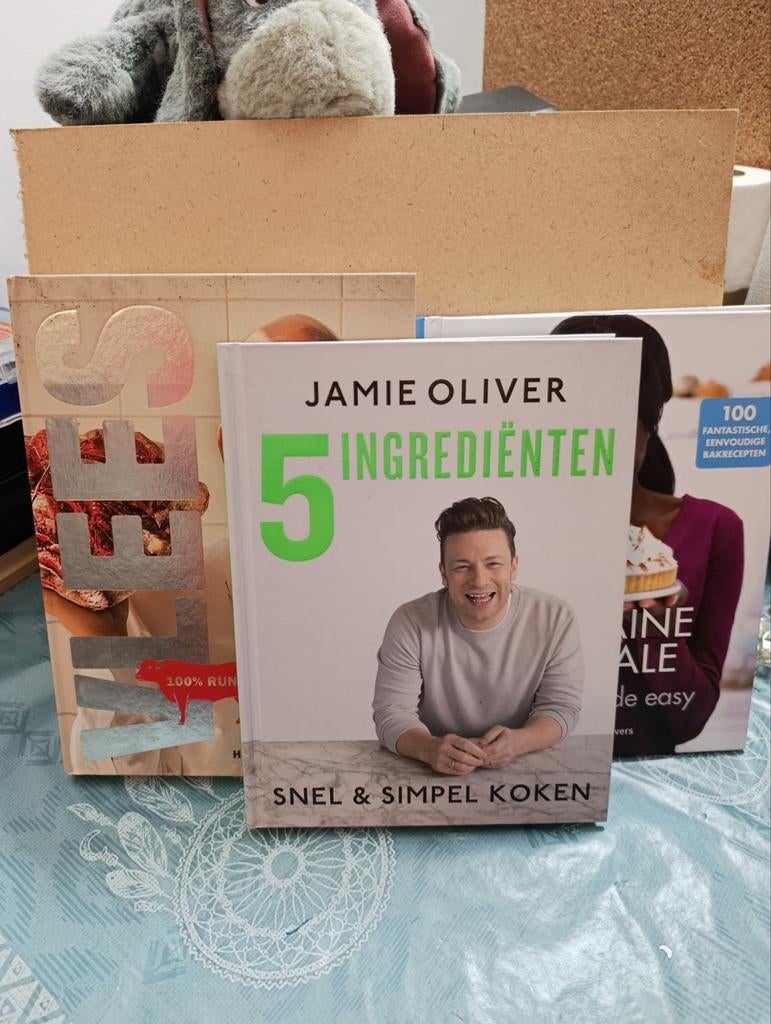 Jamie Oliver 5 Ingrediënten Kookboek, Boeken, Kookboeken, Ophalen of Verzenden