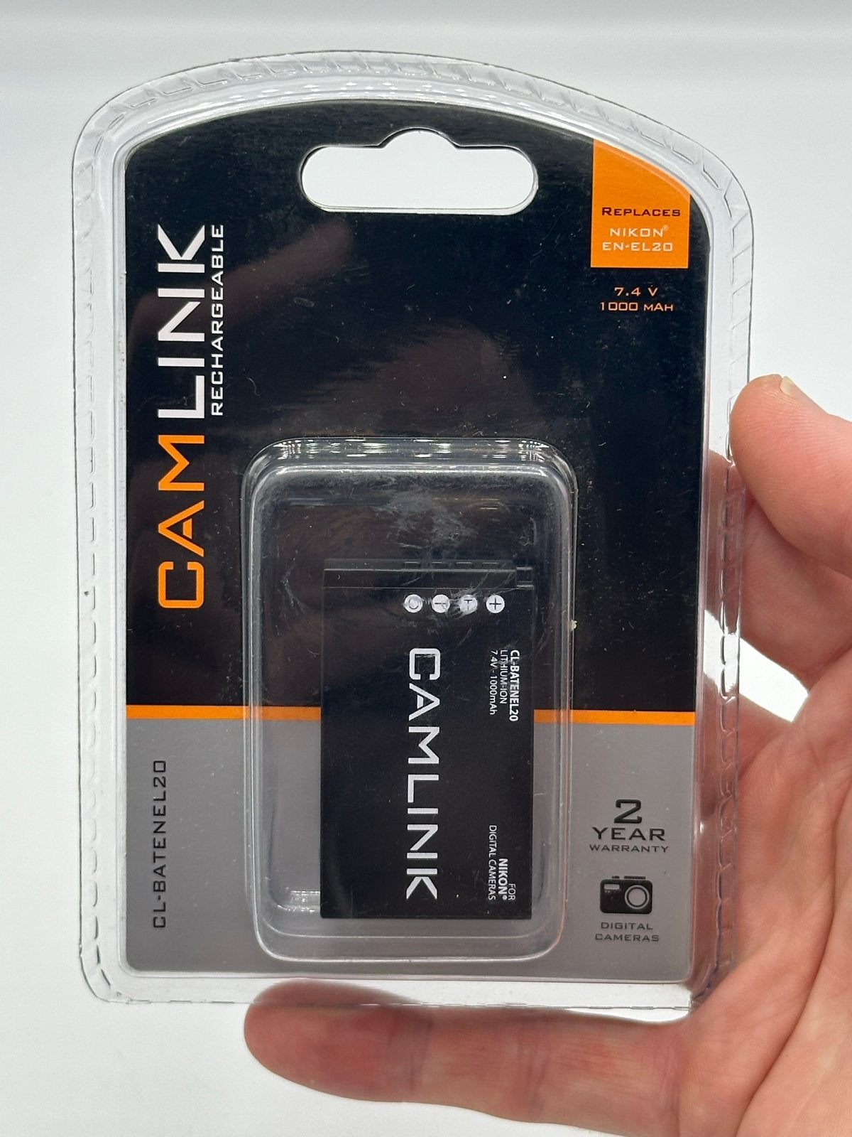 Camlink CL-BATENEL20 Accu voor Nikon EN-EL20, Overige merken, Ophalen of Verzenden, Accu, Nikon