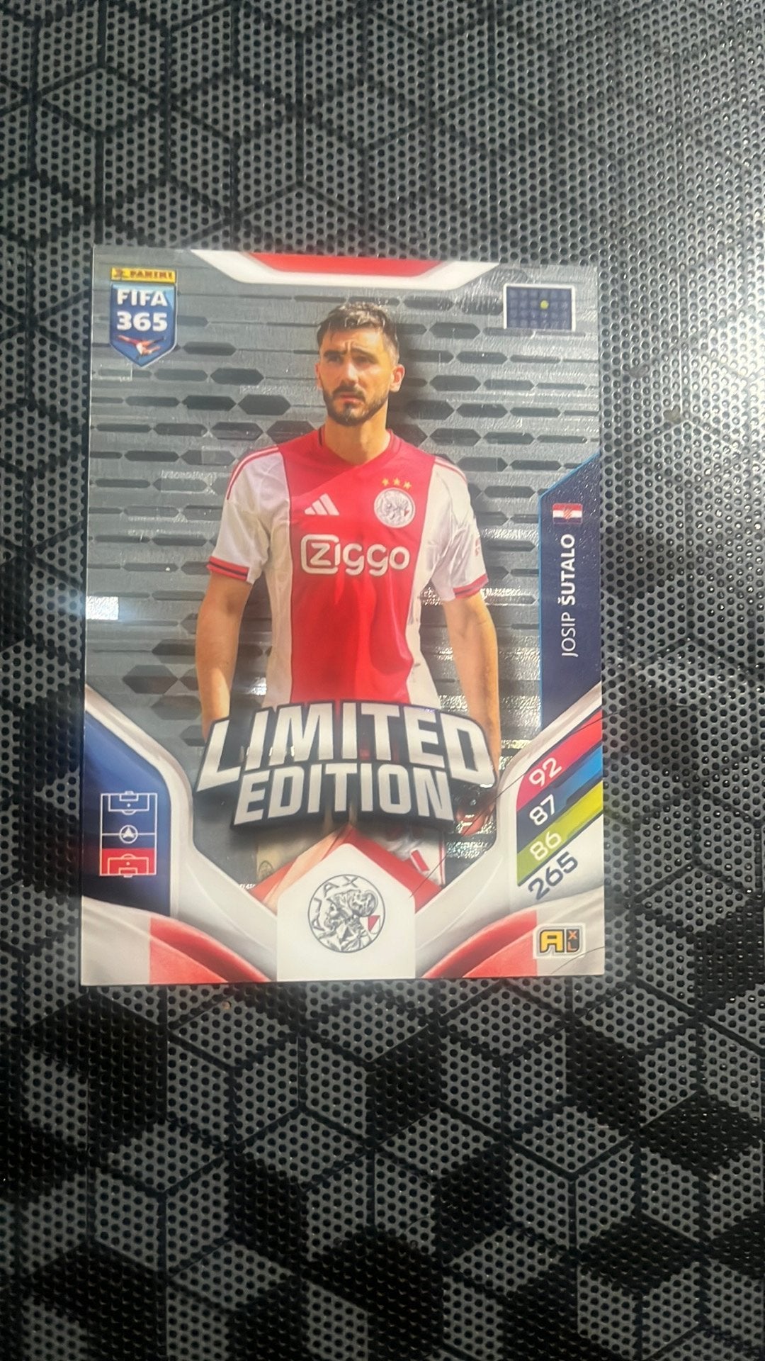 Limited editon ajax speler Josip  sutalo, Ophalen of Verzenden, Zo goed als nieuw, Plaatje