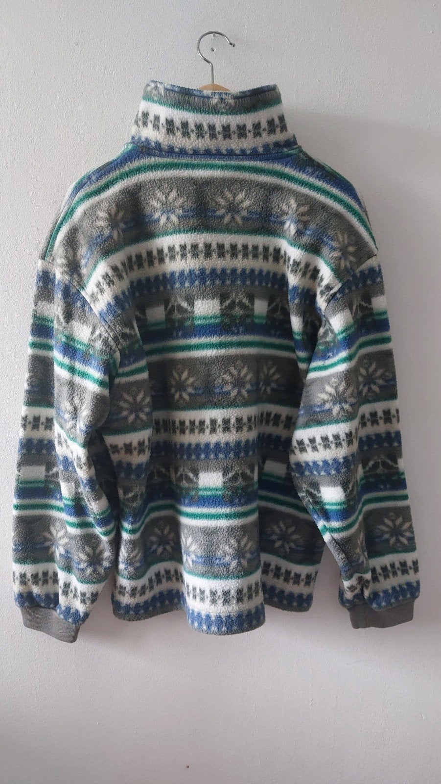 Vintage Retro 80/90s Gorpcore Fong Leng fleece trui L, Fong Leng, Ophalen of Verzenden, Gedragen, Maat 42/44 (L)