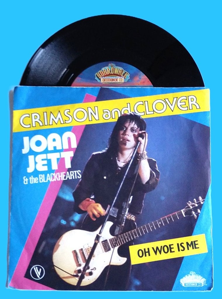 Joan Jett - Crimson and clover, Verzenden, Zo goed als nieuw, 7 inch, Pop