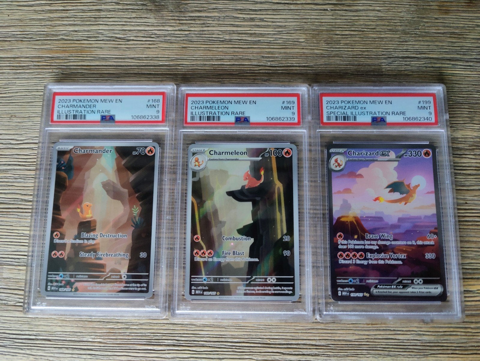 Pokemon 151 sequential Charmander Charmeleon Charizard., Ophalen, Nieuw