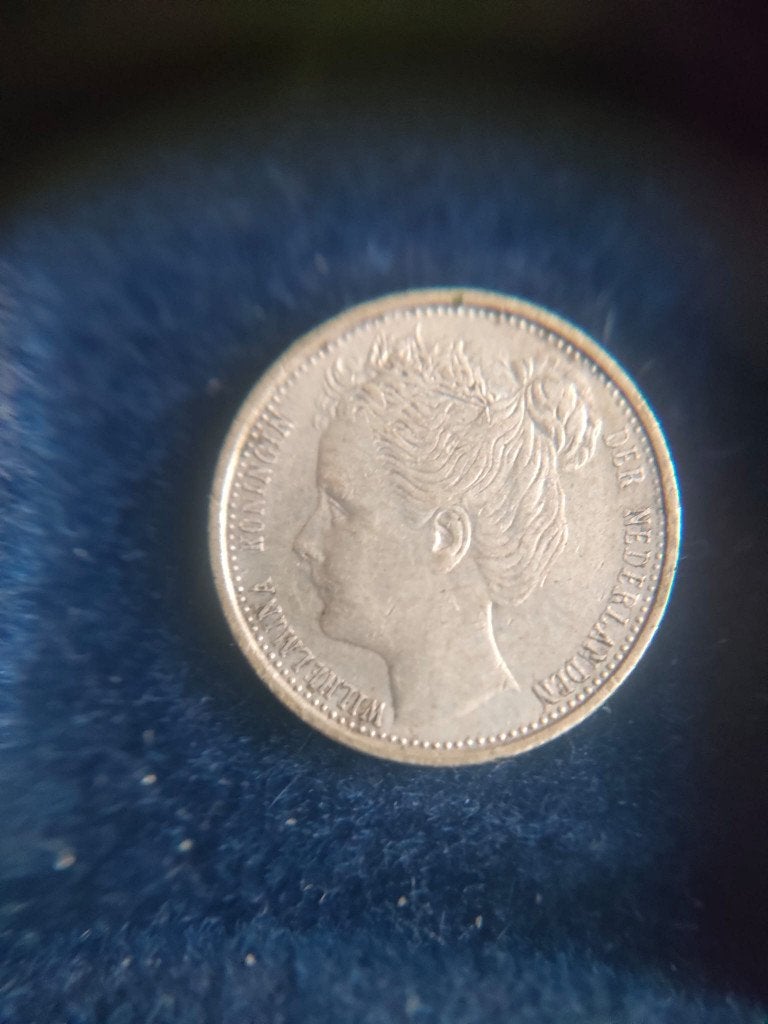 10 cent -- 1903, Ophalen of Verzenden, Koningin Wilhelmina, 10 cent, Zilver