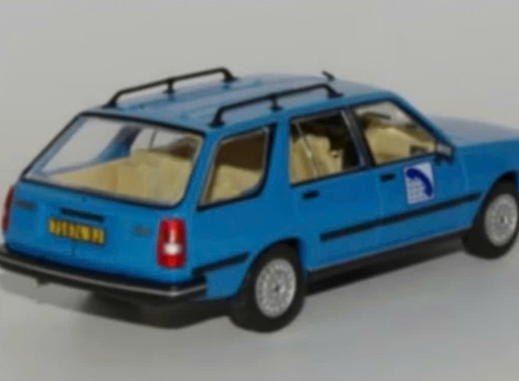 Renault 18 break EDF monteur telefoon 1/43 serie Utilitaire, Verzenden, Nieuw, Auto, Overige merken
