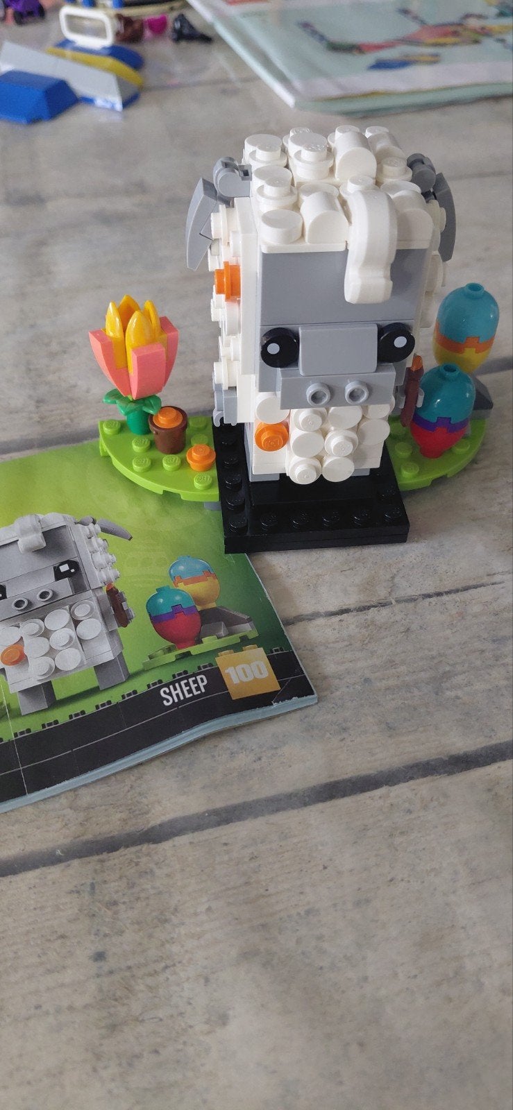 LEGO BrickHeadz 40380 Schaap - Zo goed als nieuw, Ophalen of Verzenden, Zo goed als nieuw, Overige merken