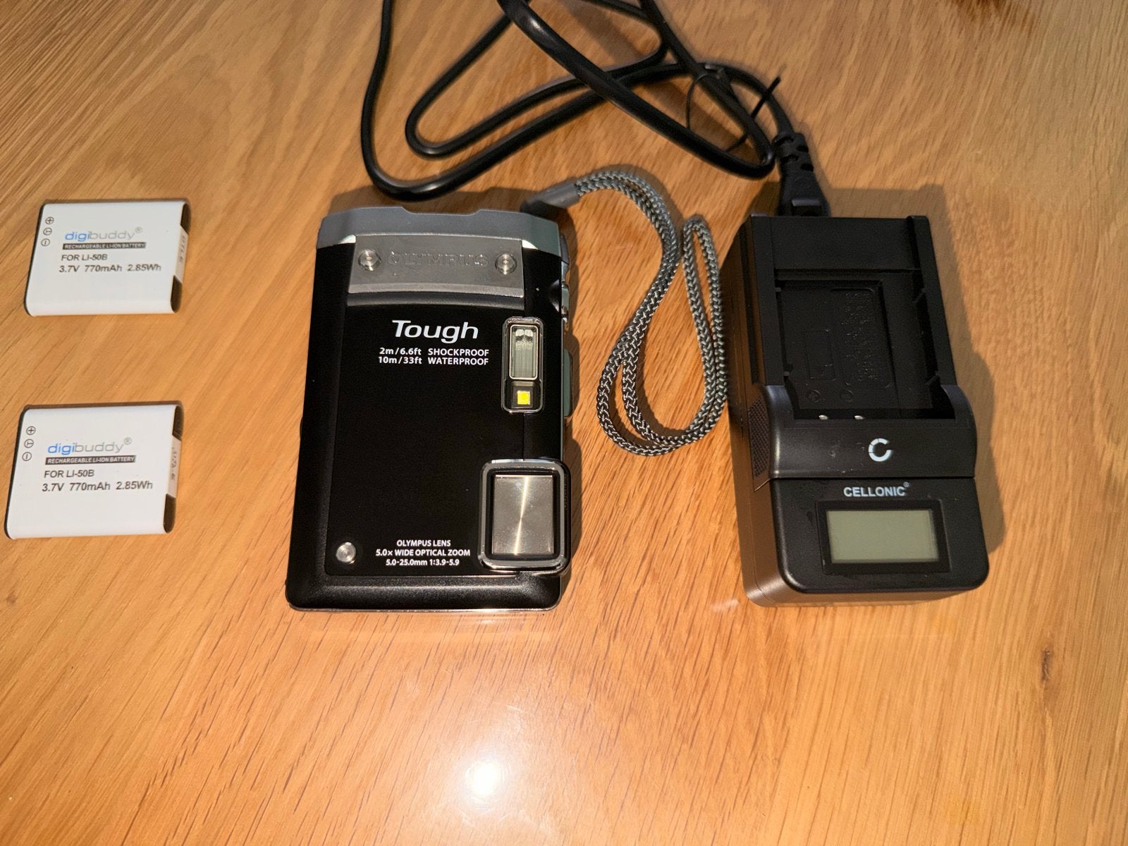 Olympus TG-810 Tough compactcamera met accessoires, 14 megapixels, GPS, Ophalen of Verzenden, Zo goed als nieuw