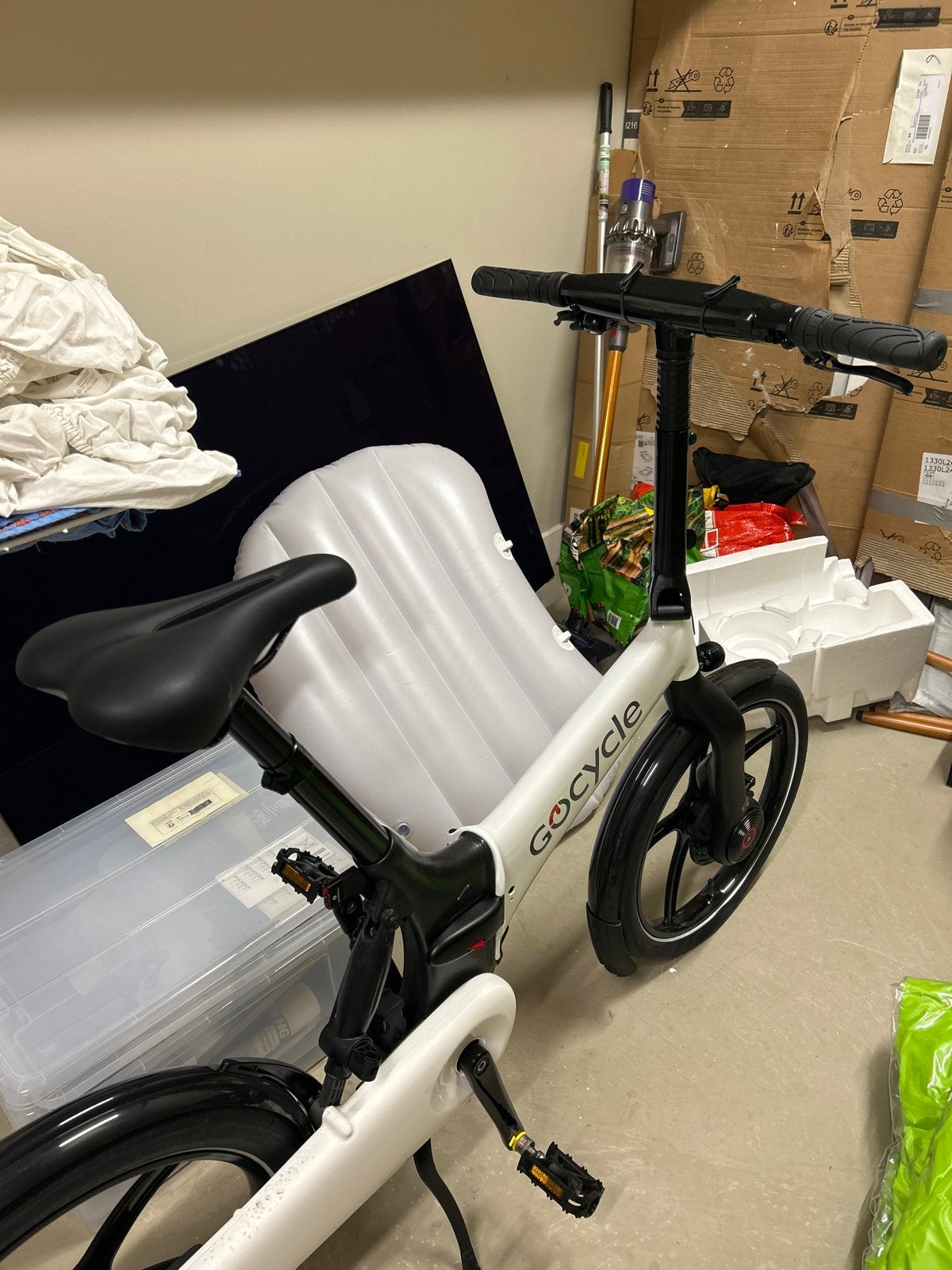 Gocycle G4i Elektrische Vouwfiets - Zo goed als nieuw, Zo goed als nieuw, Minder dan 47 cm, 50 km per accu of meer, Ophalen