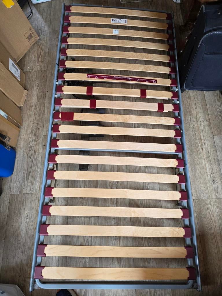 Elektrisch verstelbare lattenbodem 90x200 cm, Ophalen