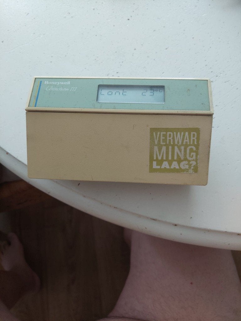thermostaat honeywell chronotherm 3, Doe-het-zelf en Verbouw, Thermostaten, Ophalen of Verzenden, Gebruikt