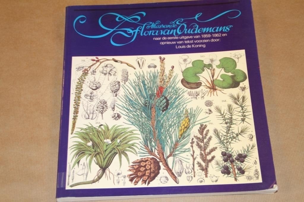 Atlas Flora van Oudemans — Wilde Planten, Platen 1859-1862, Boeken, Ophalen of Verzenden, Gelezen, Bloemen, Planten en Bomen