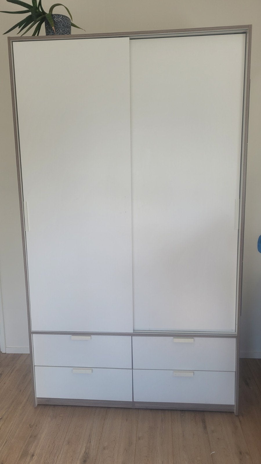 Trysil kledingklast (IKEA) - Wit, Ophalen, Gebruikt, 100 tot 150 cm, Modern