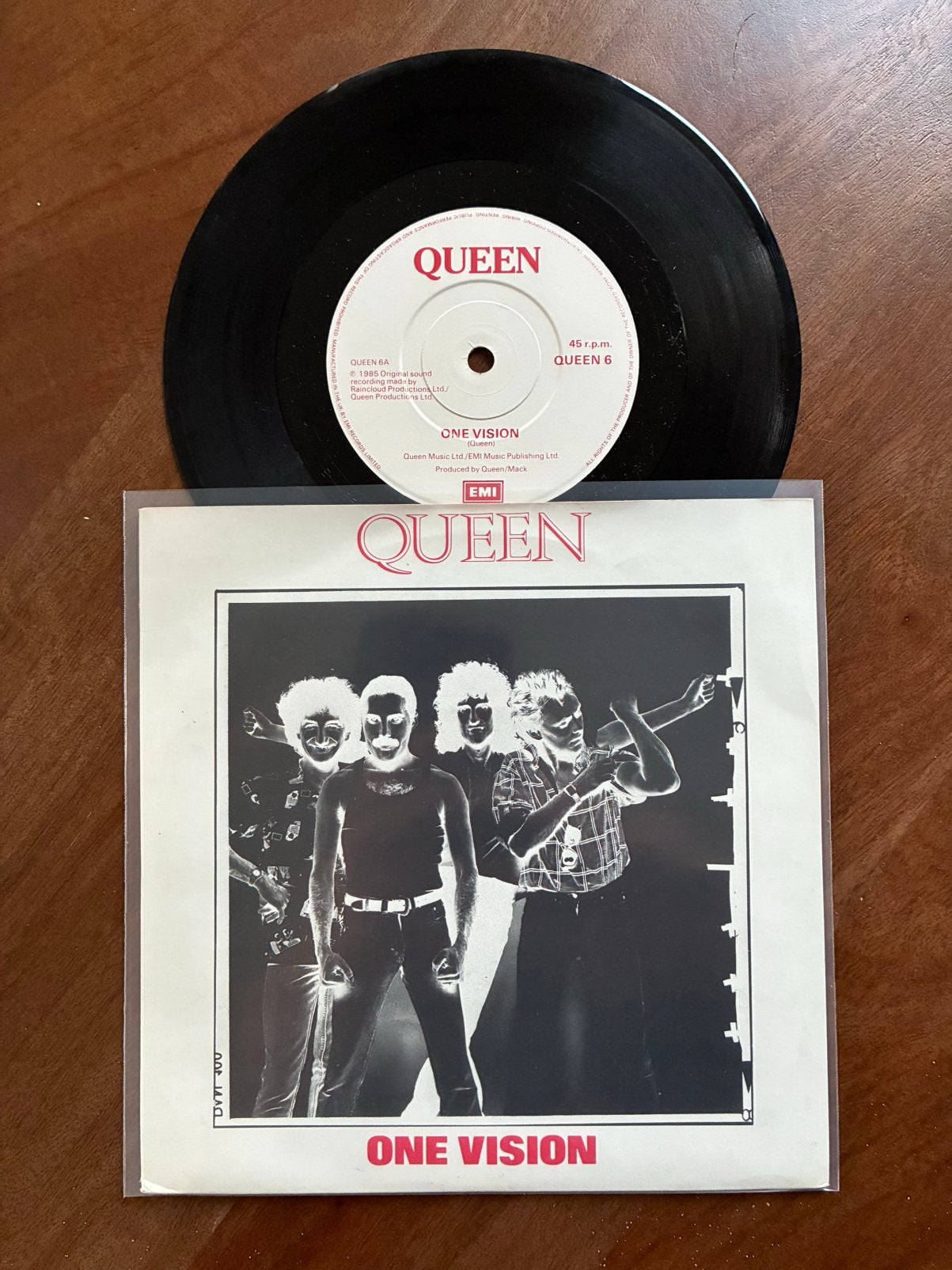 Queen - One vision, Ophalen of Verzenden, 7 inch