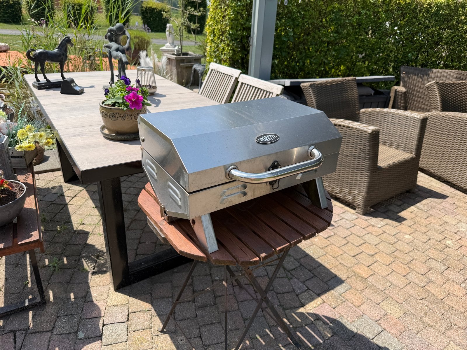 Boretti gasbarbecue - Compact en draagbaar, Ophalen of Verzenden, Gebruikt