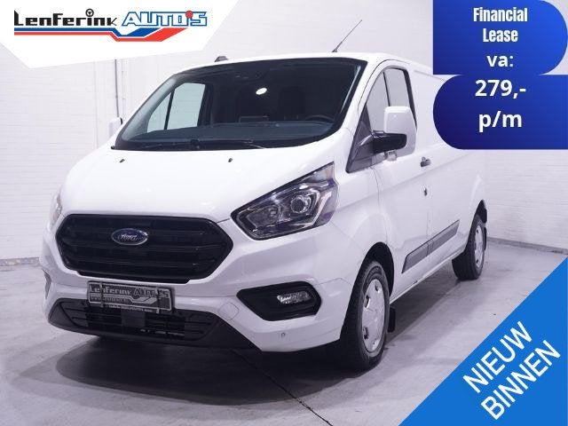 Ford Transit Custom 2.0 TDCi 130 pk L2H1 Navi, Camera, Apple, Voorwielaandrijving, Stof, Gebruikt, 4 cilinders