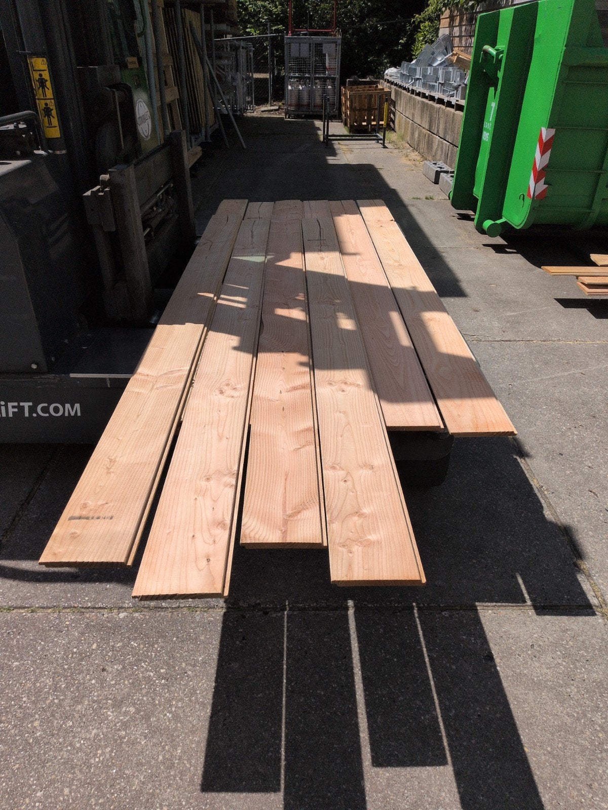 Douglas dakbeschot 300cm, Ophalen, 250 cm of meer, Planken