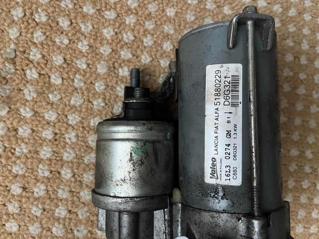 Startmotor Fiat Punto Diesel 2018 - 85.000 km, Auto-onderdelen, Ophalen of Verzenden, Gebruikt, Fiat