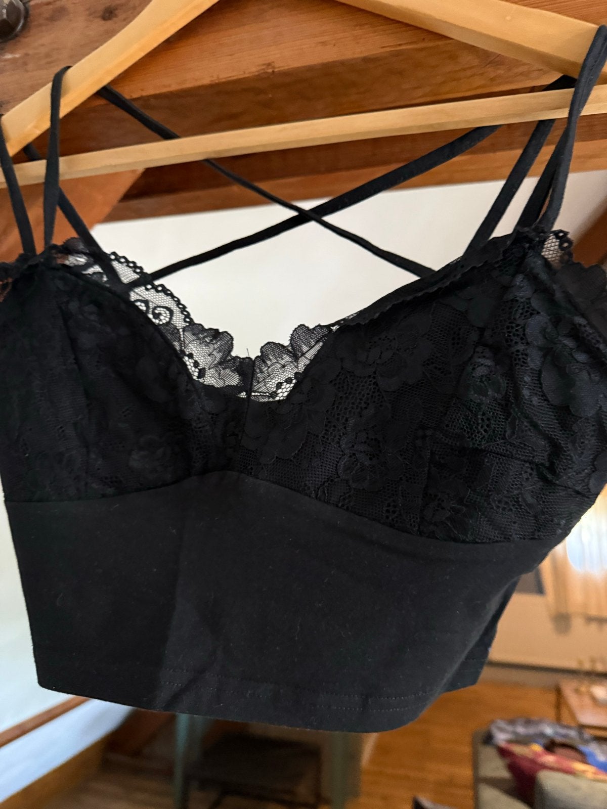 SHEIN bustier top met kant - Nieuw maat m, Kleding | Dames, Tops, Maat 38/40 (M), Zwart, Nieuw, Ophalen of Verzenden