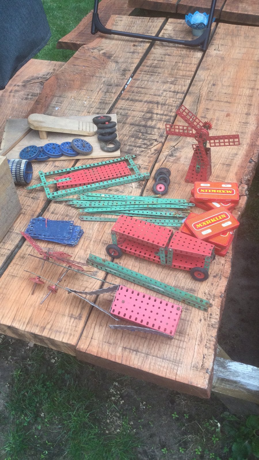 Marklin meccano, Ophalen, Gebruikt