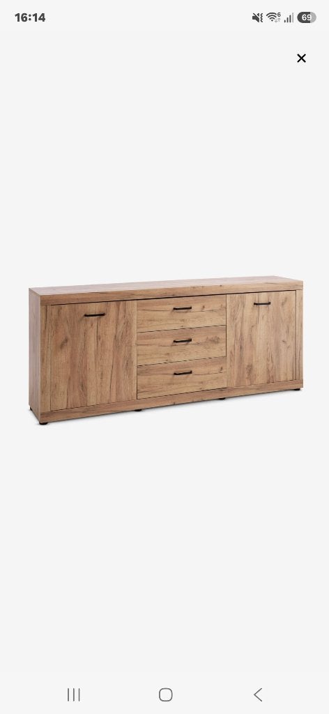 Dressoir, Ophalen, 150 tot 200 cm, Met lade(s), Eiken