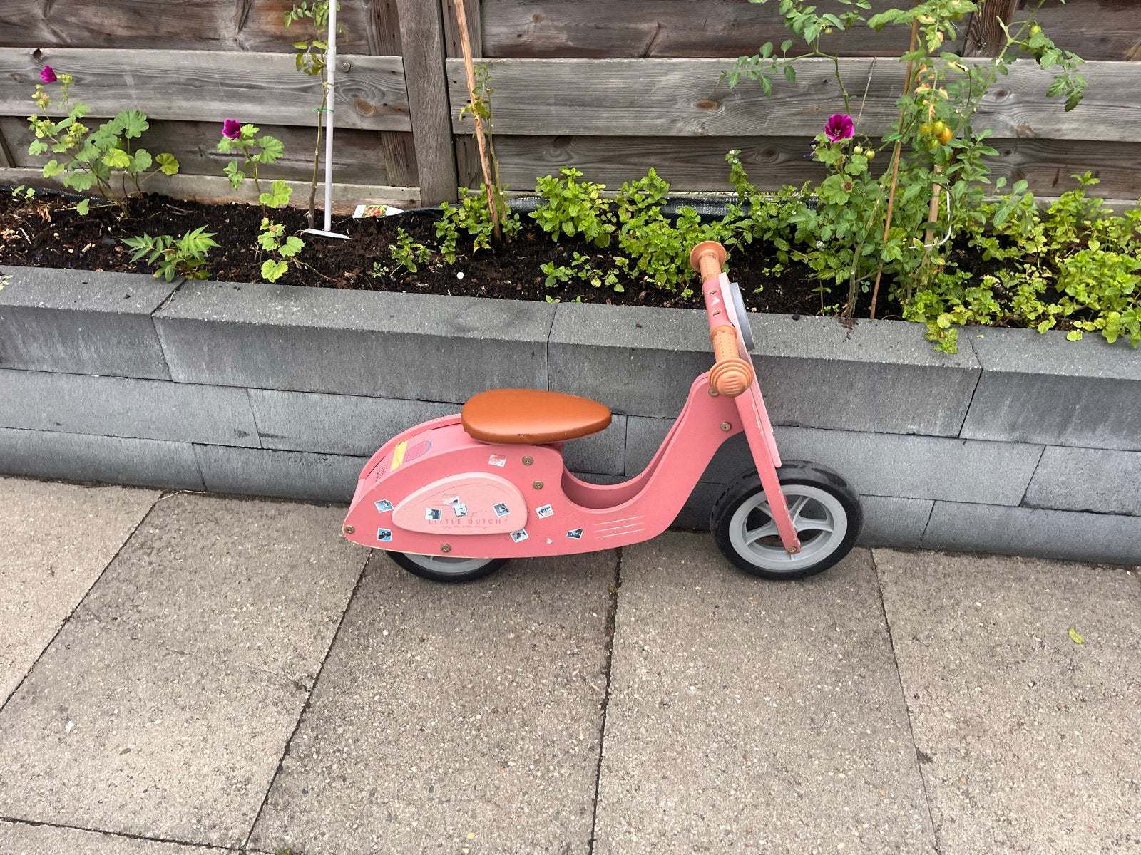 Little Dutch loopscooter roze, Ophalen of Verzenden, Gebruikt, Loopfiets