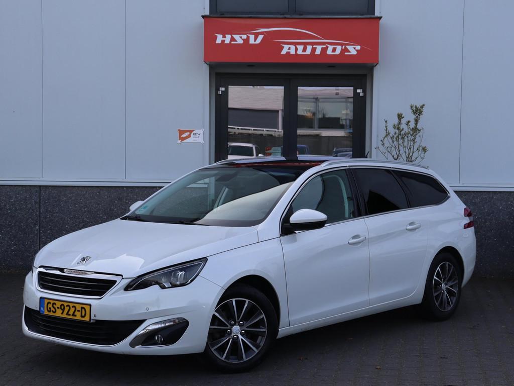 Peugeot 308 SW 1.2 PureTech Allure navi panodak org NL, Auto's, Gebruikt, Euro 6, 1199 cc, 1165 kg