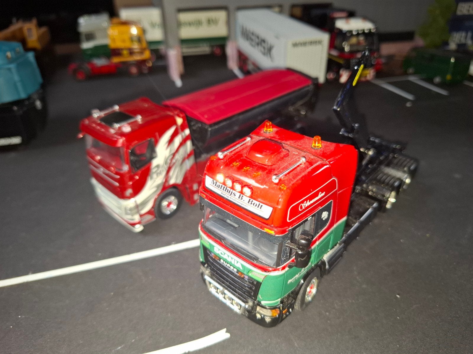2 x tekno, Ophalen of Verzenden, Gebruikt, Bus of Vrachtwagen, Tekno