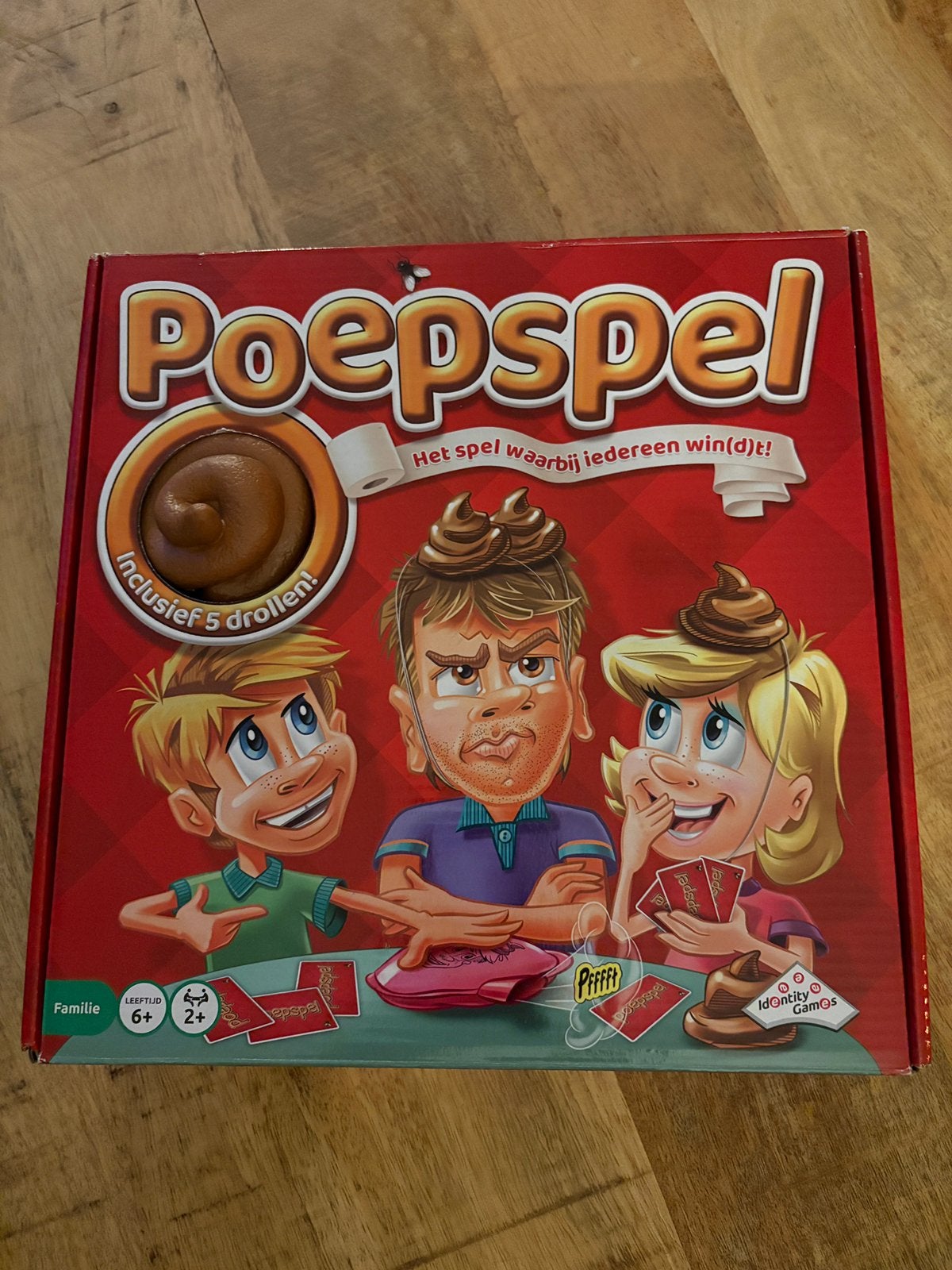 Het poepspel, Ophalen, Zo goed als nieuw