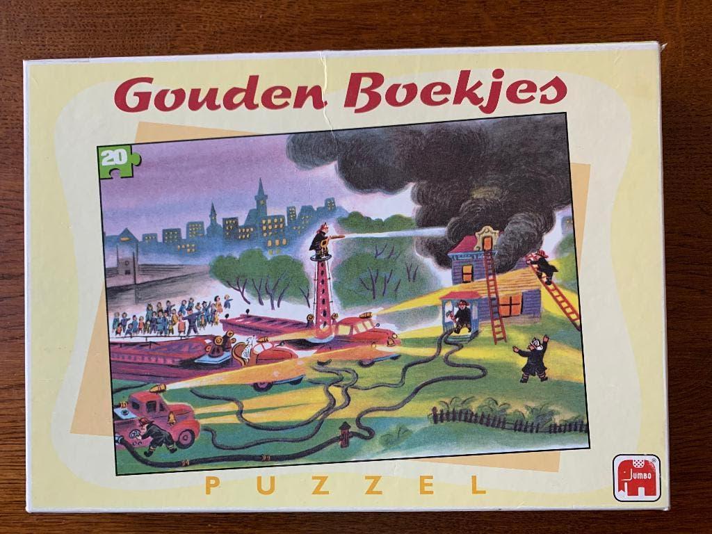 Puzzel "Gouden Boekjes", Kinderen en Baby's, Speelgoed | Kinderpuzzels, Ophalen of Verzenden, Meer dan 50 stukjes, Zo goed als nieuw