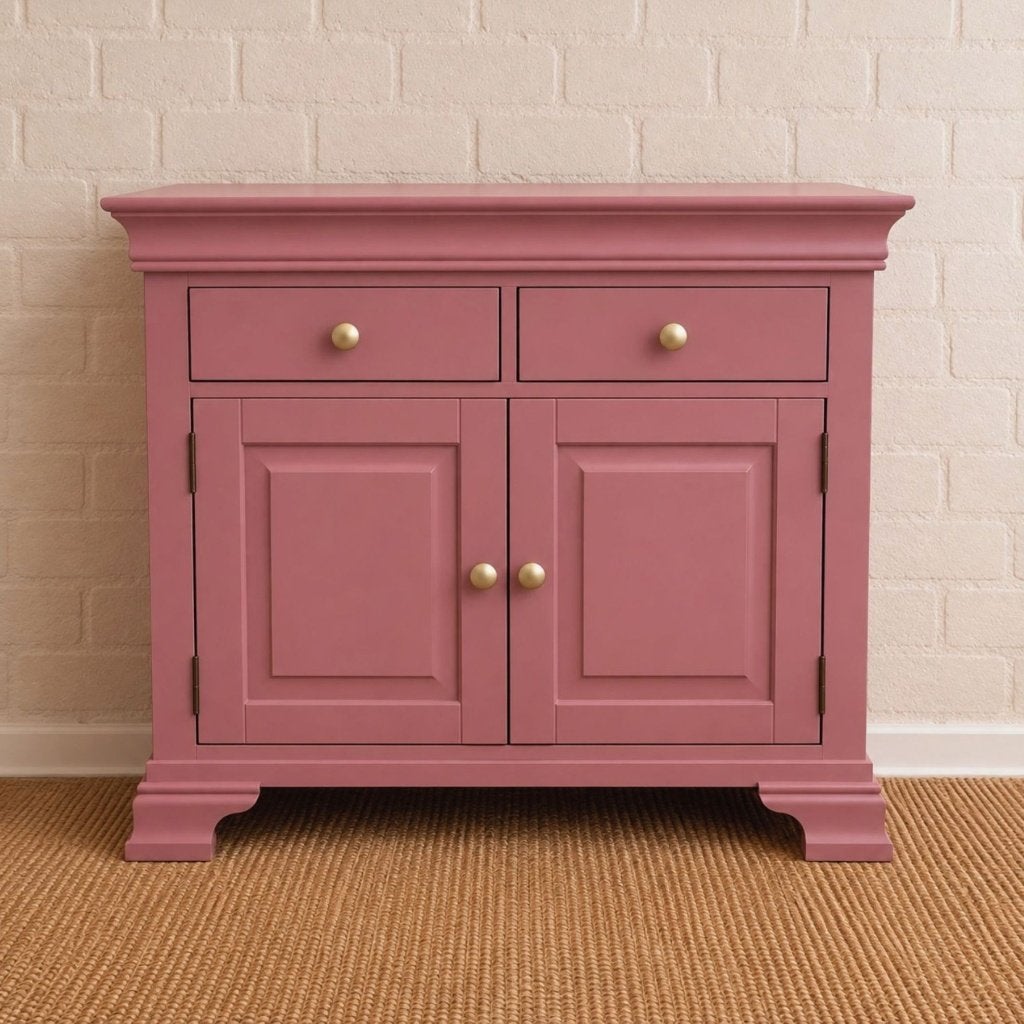 Brocante commode Pink Mauve - Gerestyled, Ophalen, 50 tot 70 cm, 100 cm of meer, Zo goed als nieuw