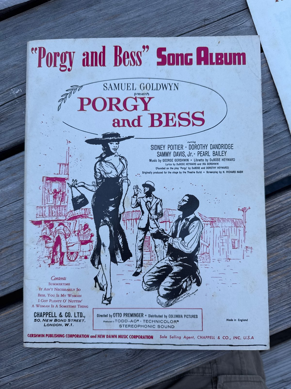 Bladmuziek Piano - Porgy and Bess Song Album, Gebruikt, Klassiek, Ophalen of Verzenden, Artiest of Componist