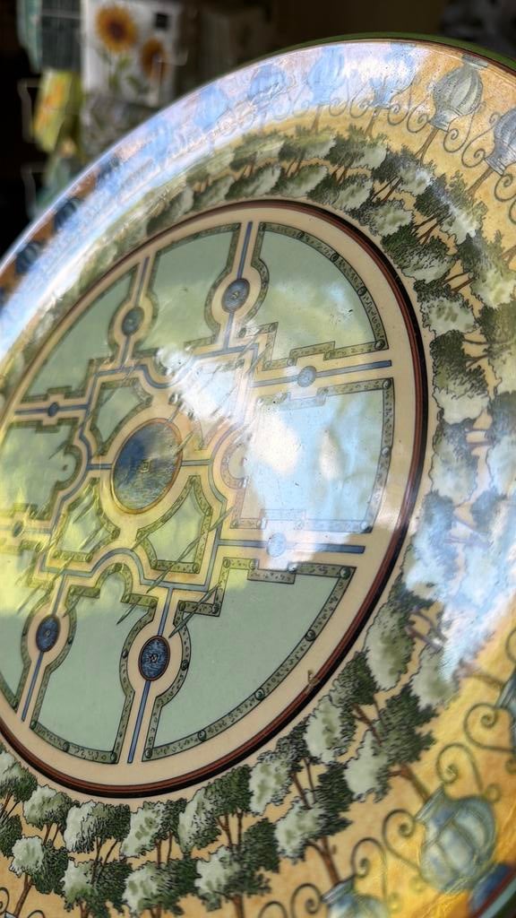Gien LES JARDINS D’EAU taartschaal, Huis en Inrichting, Keuken | Servies, Ophalen of Verzenden, Overige stijlen, Bord(en)
