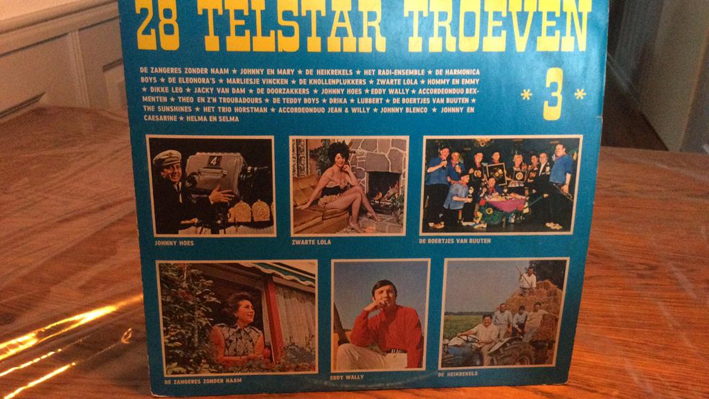 28 Telstar troeven, Ophalen of Verzenden, Gebruikt, 12 inch, Nederlandstalig
