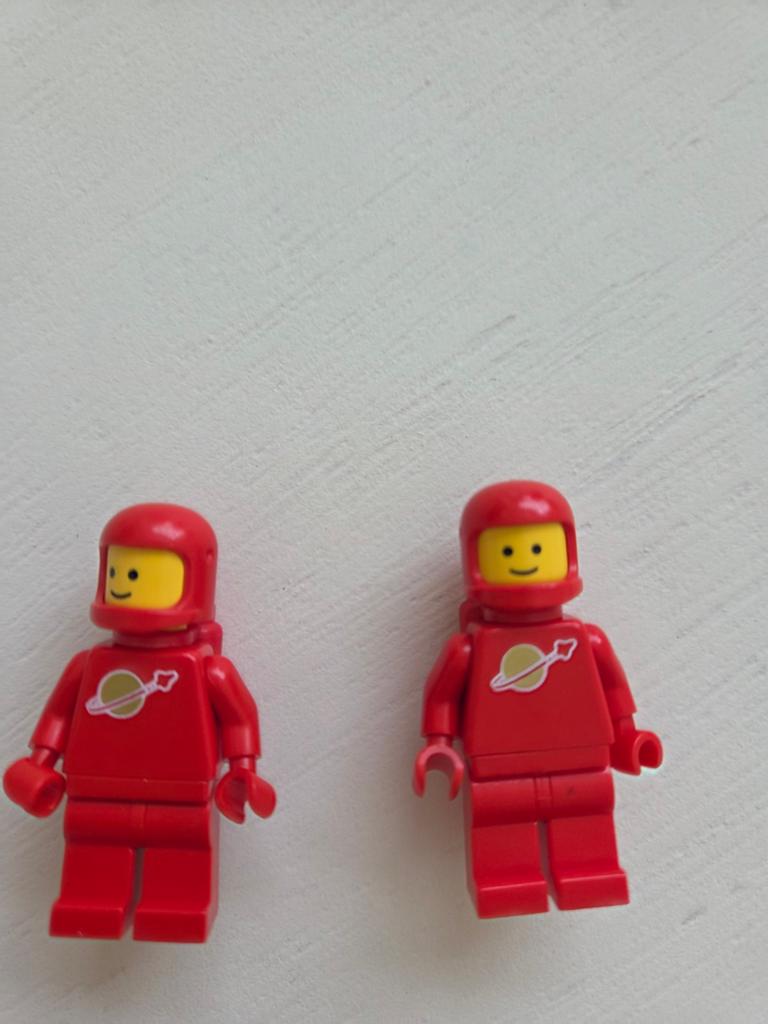 Lego Space Classic poppetjes (rood, blauw, geel, wit, zwart), Ophalen of Verzenden