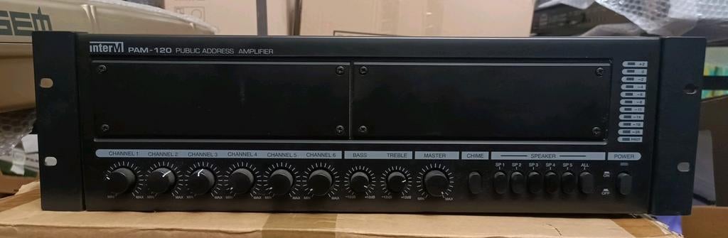 Inter-M PAM120A meng versterker, Audio, Tv en Foto, Overige merken, Ophalen of Verzenden, 120 watt of meer, Gebruikt
