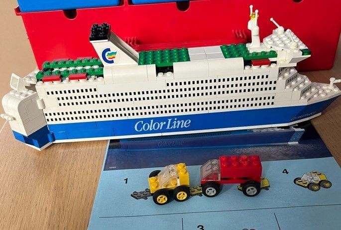 lego 1955 Colorline Ferry, Gebruikt, Overige thema's, Lego, Inclusief instructies