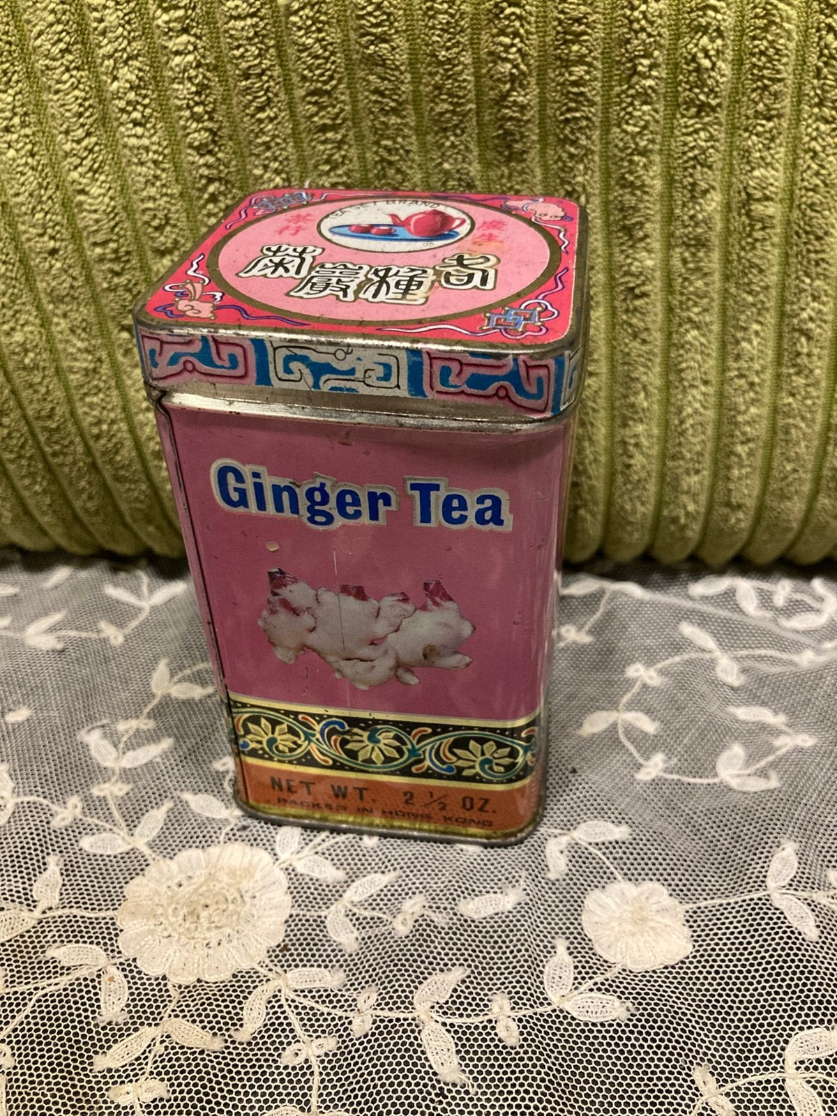 Blikje Ginger Tea (051224s), Verzamelen, Blikken, Ophalen of Verzenden, Gebruikt, Overige