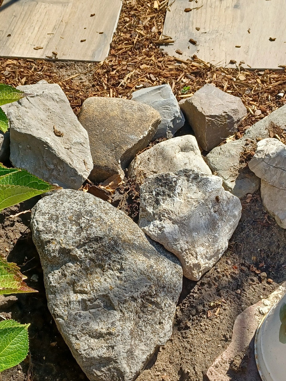 rots stenen tuin, Ophalen