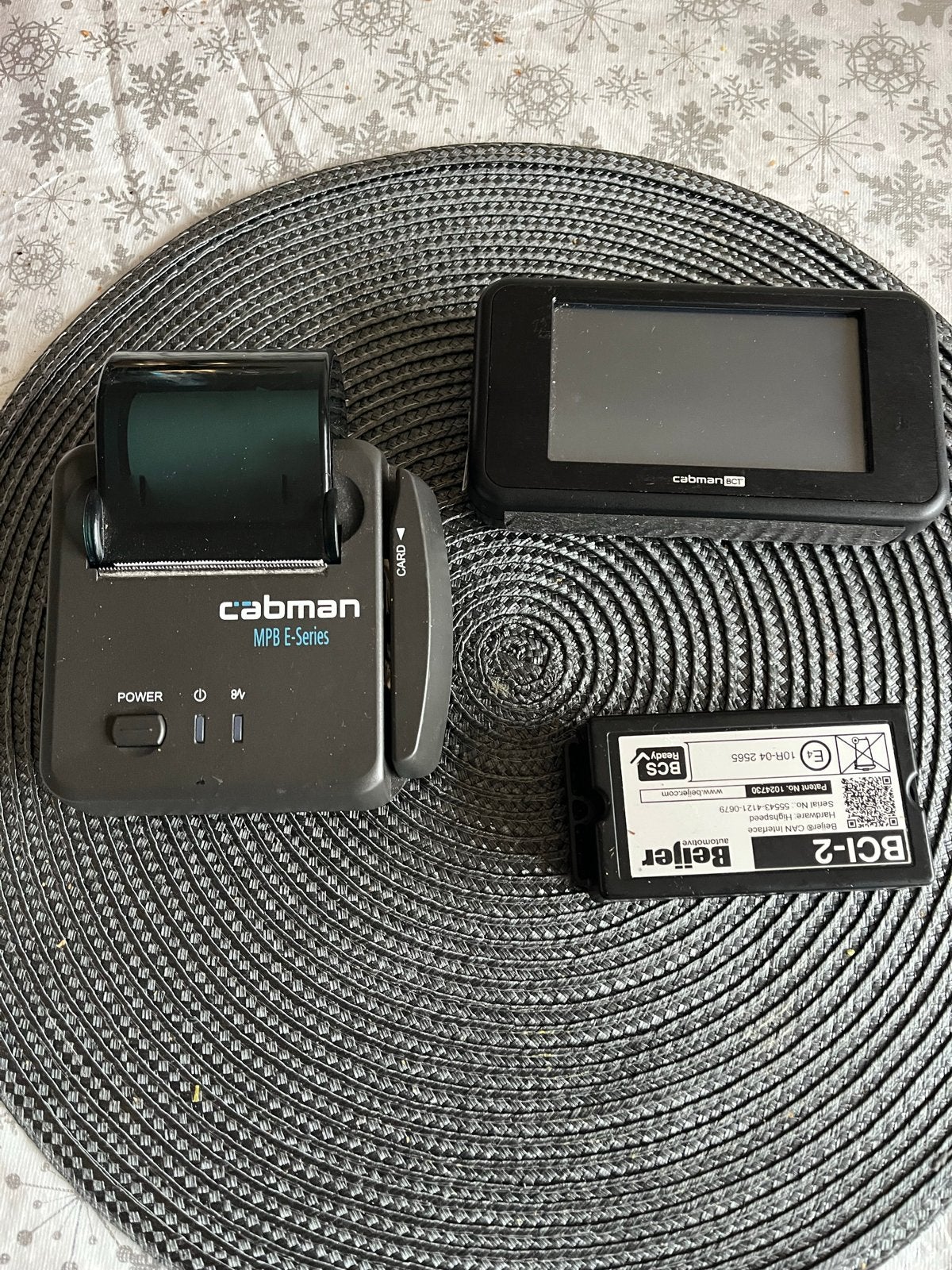 Cabman MPB E-Series Taxameter Set met Printer en Accessoires, Ophalen of Verzenden, Gebruikt