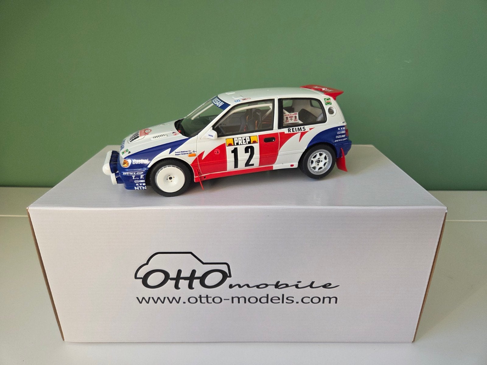 Otto Mobile Nissan Sunny GTi-R Rallye Monte Carlo (OT461), Ophalen of Verzenden, Nieuw, Auto, OttOMobile