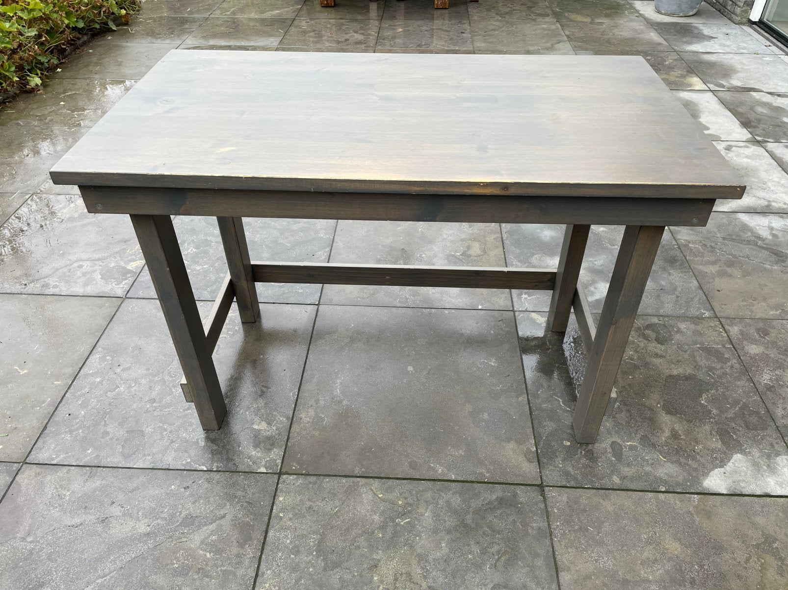 Grenen gebeitst bureau lxbxh 110x60x75 cm, Huis en Inrichting, Ophalen, Zo goed als nieuw, Hout, Kinderbureau